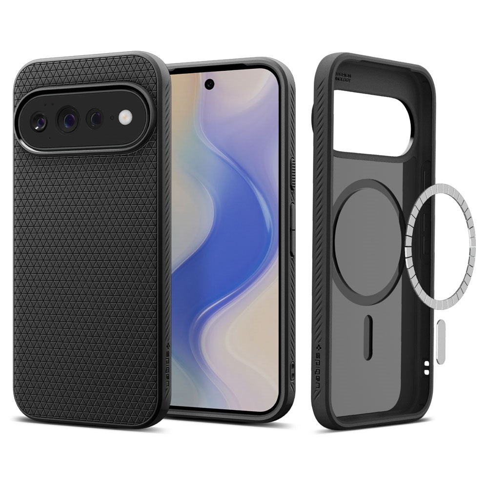 Google Pixel 11 Pro XL Spigen Liquid Air Cover - MagSafe Kompatibel - Sort