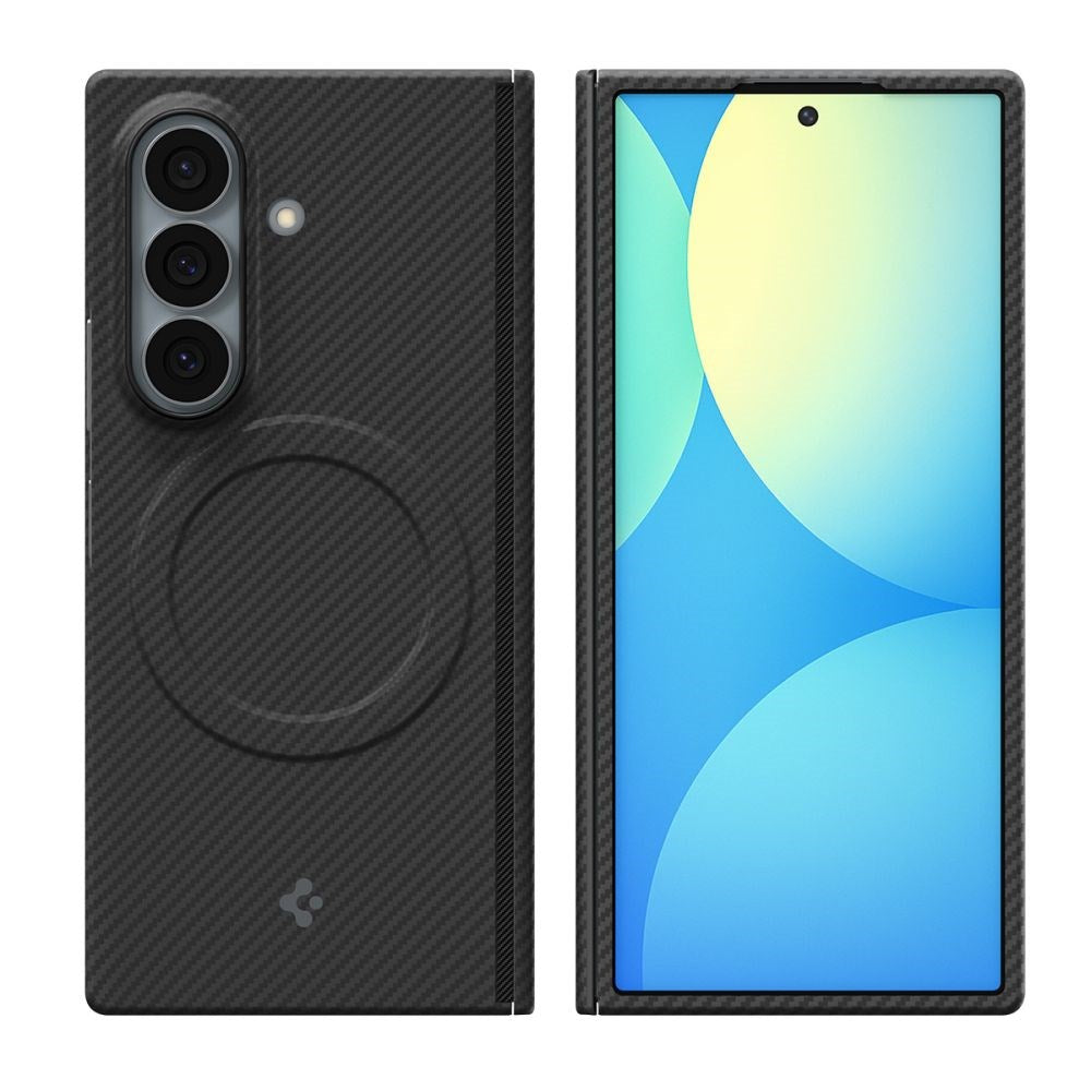 Samsung Galaxy Z Fold8 Ultra Spigen Air Skin Aramid Cover - MagSafe Kompatibel - Sort