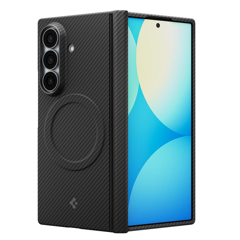 Samsung Galaxy Z Fold8 Ultra Spigen Air Skin Aramid Cover - MagSafe Kompatibel - Sort