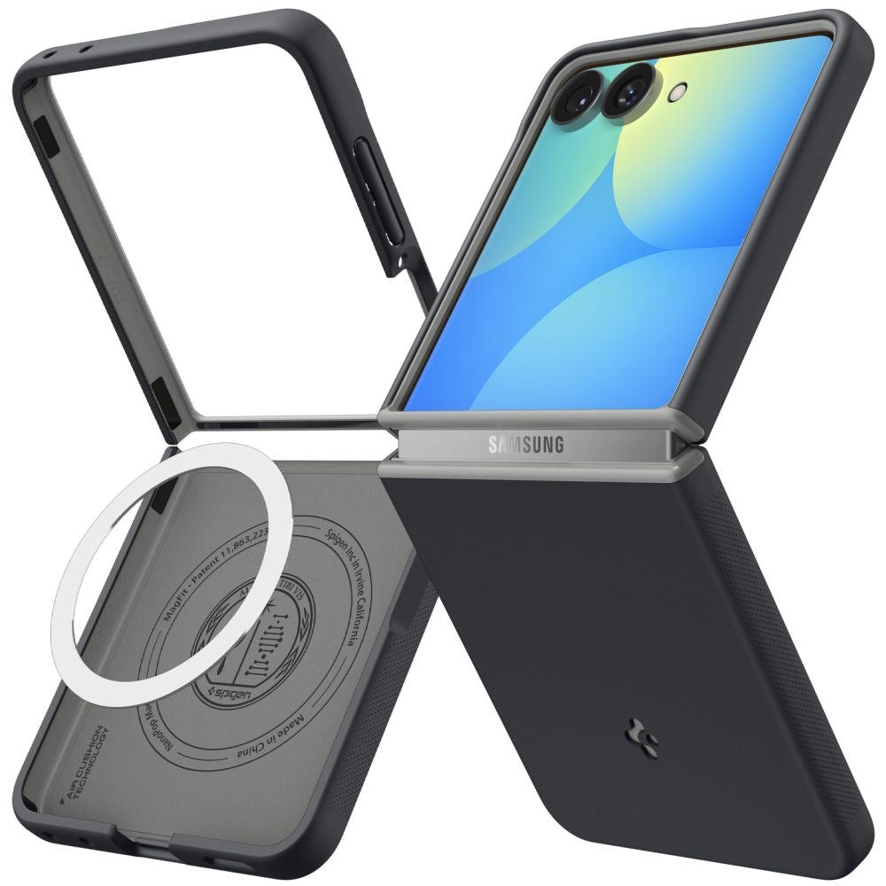 Samsung Galaxy Z Flip8 Nano Pop Cover - MagSafe Kompatibel - Sort
