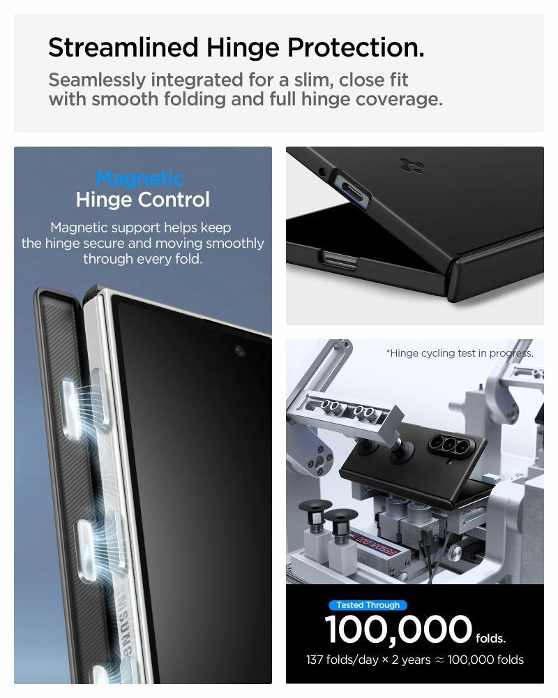 Samsung Galaxy Z Fold8 Spigen Air Fit Pro Cover - MagSafe Kompatibel - Sort