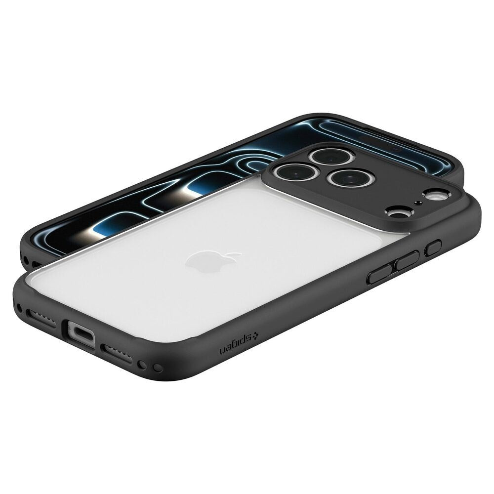 iPhone 18 Pro / 17 Pro Spigen Ultra Hybrid Cover - Mat Sort