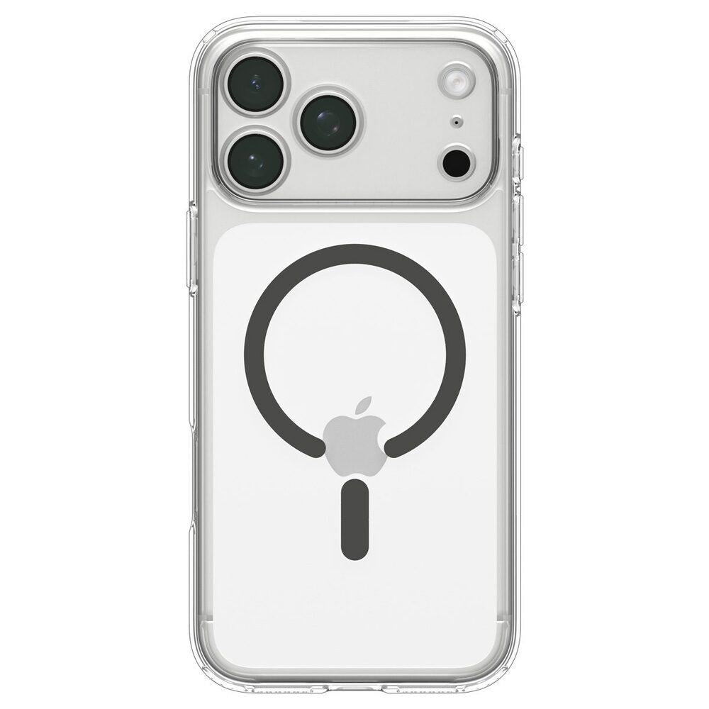 iPhone 18 Pro / 17 Pro Spigen Ultra Hybrid Cover - MagSafe Kompatibel - Gennemsigtig / Grå