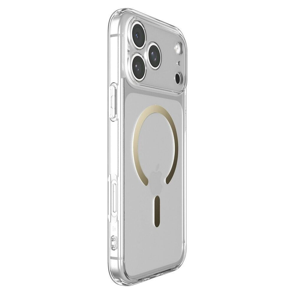iPhone 18 Pro / 17 Pro Spigen Ultra Hybrid Cover - MagSafe Kompatibel - Gennemsigtig / Guld