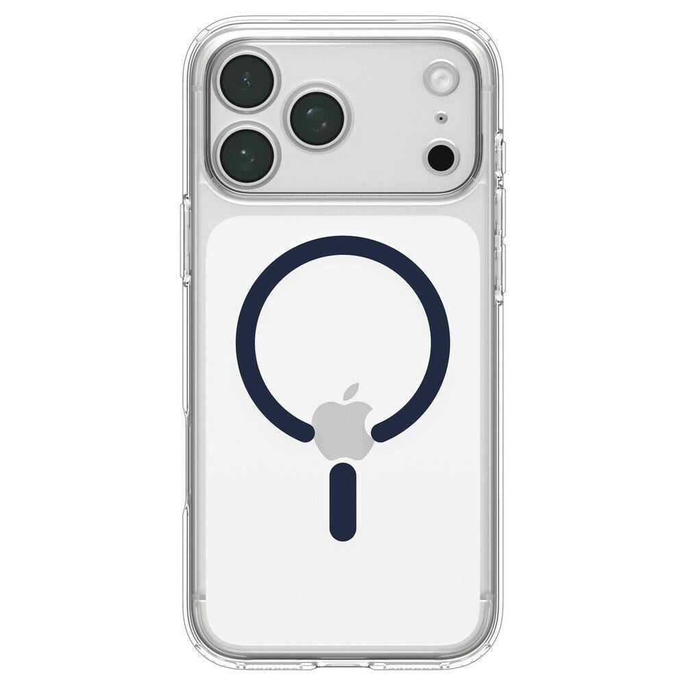 iPhone 18 Pro / 17 Pro Spigen Ultra Hybrid Cover - MagSafe Kompatibel - Gennemsigtig / Blå