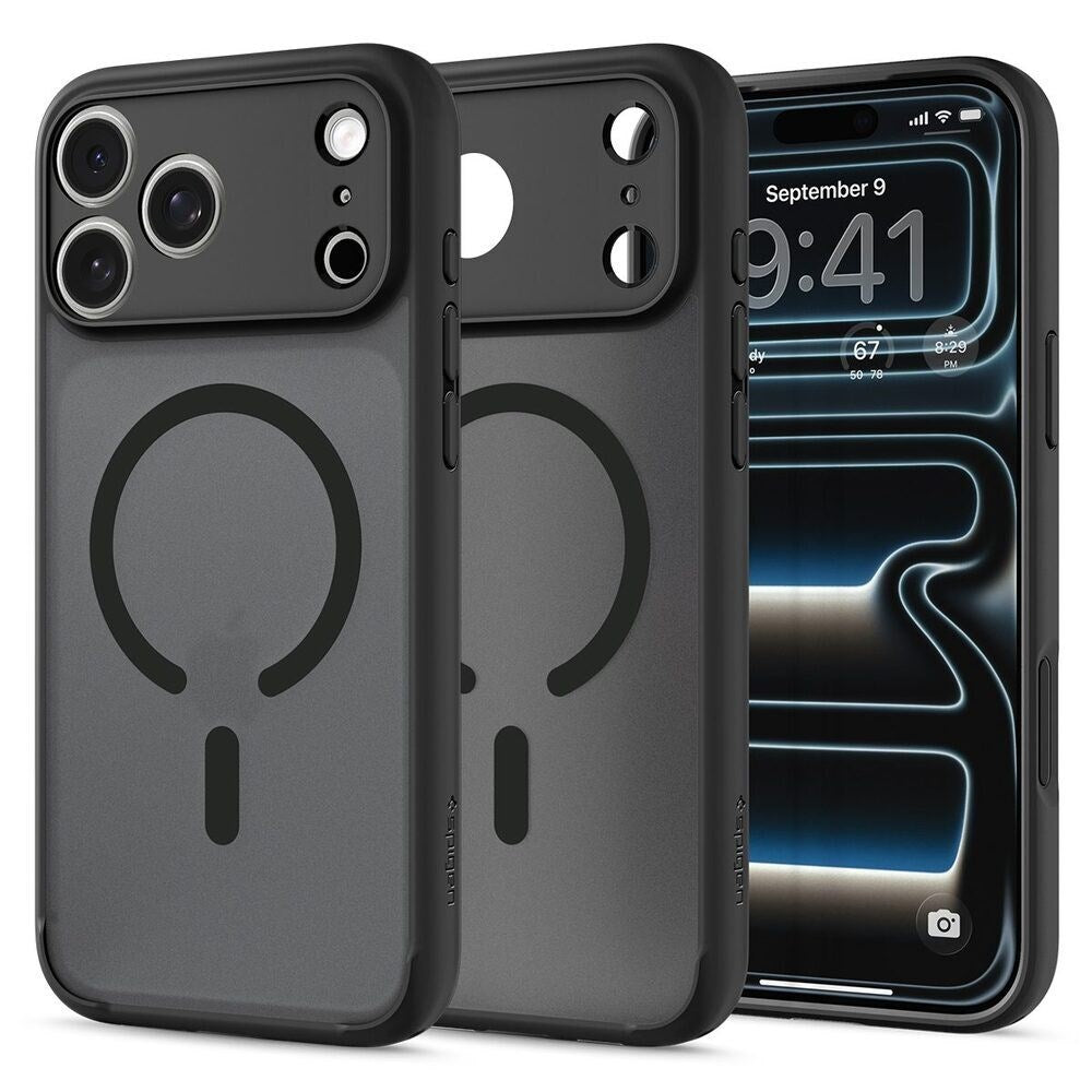 iPhone 18 Pro Max / 17 Pro Max Spigen Ultra Hybrid Cover - MagSafe Kompatibel - Mat Sort