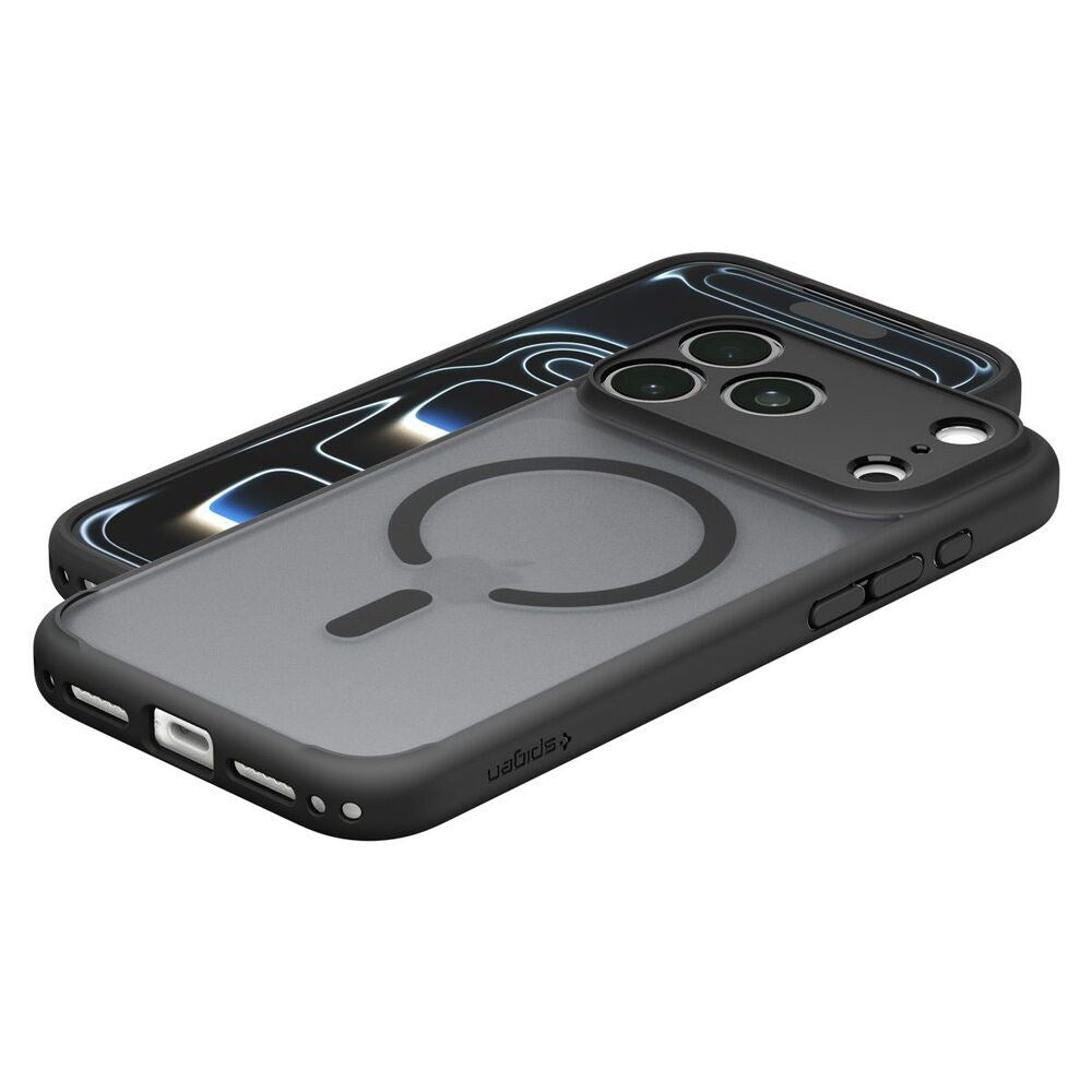 iPhone 18 Pro Max / 17 Pro Max Spigen Ultra Hybrid Cover - MagSafe Kompatibel - Mat Sort