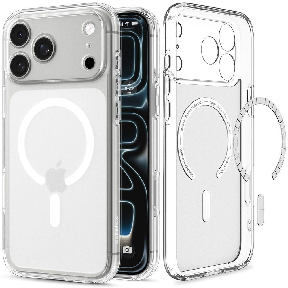 iPhone 18 Pro / 17 Pro Spigen Ultra Hybrid Cover - MagSafe Kompatibel - Mat Hvid