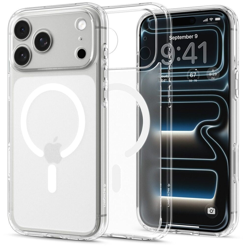 iPhone 18 Pro / 17 Pro Spigen Ultra Hybrid Cover - MagSafe Kompatibel - Mat Hvid