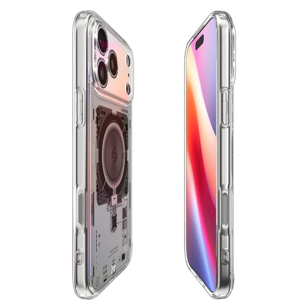 iPhone 18 Pro / 17 Pro Spigen Ultra Hybrid Cover - MagSafe Kompatibel - Gennemsigtig / Sort