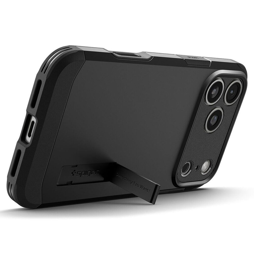 iPhone 18 Pro Max / 17 Pro Max Spigen Tough Armor T Cover - MagSafe Kompatibel - Sort