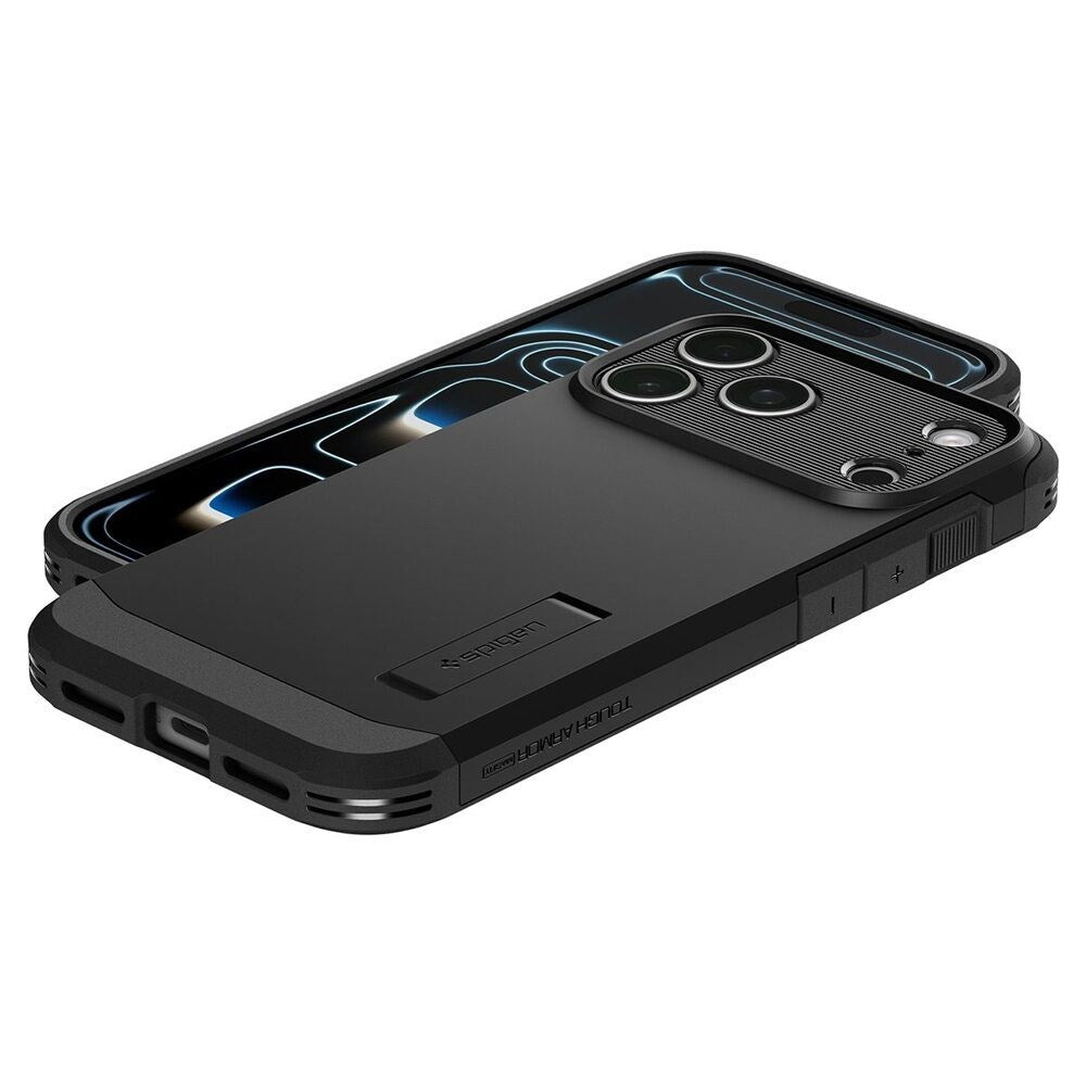 iPhone 18 Pro Max / 17 Pro Max Spigen Tough Armor T Cover - MagSafe Kompatibel - Sort