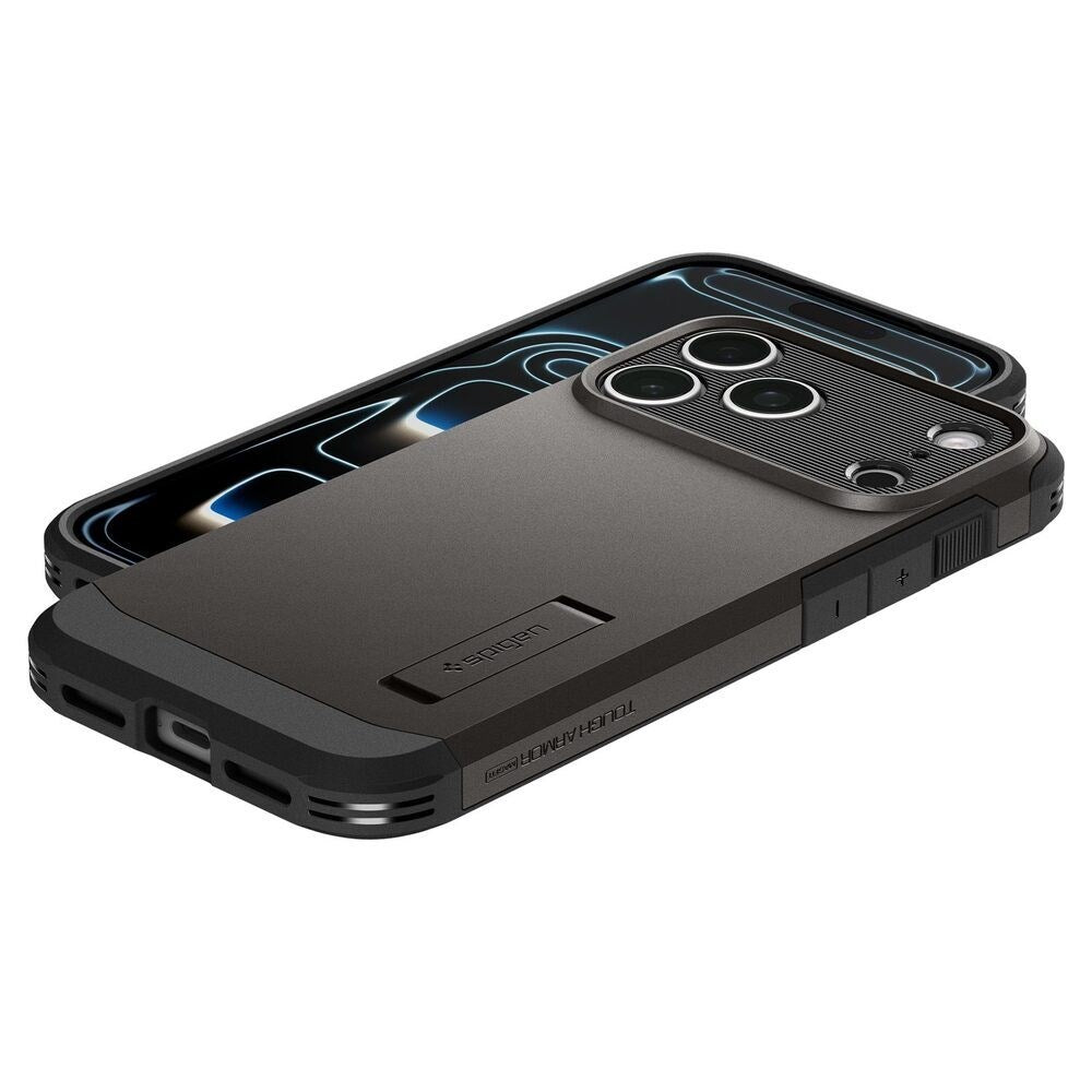 iPhone 18 Pro Max / 17 Pro Max Spigen Tough Armor T Cover - MagSafe Kompatibel - Grå