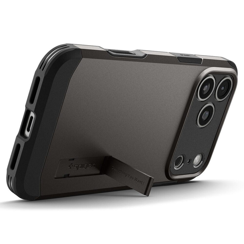 iPhone 18 Pro Max / 17 Pro Max Spigen Tough Armor T Cover - MagSafe Kompatibel - Grå