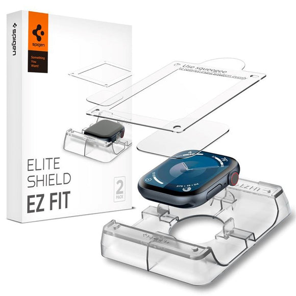 Apple Watch 11 / 10 (46mm) Spigen Fleksibel Beskyttelsesfilm 2-Pack - Gennemsigtig