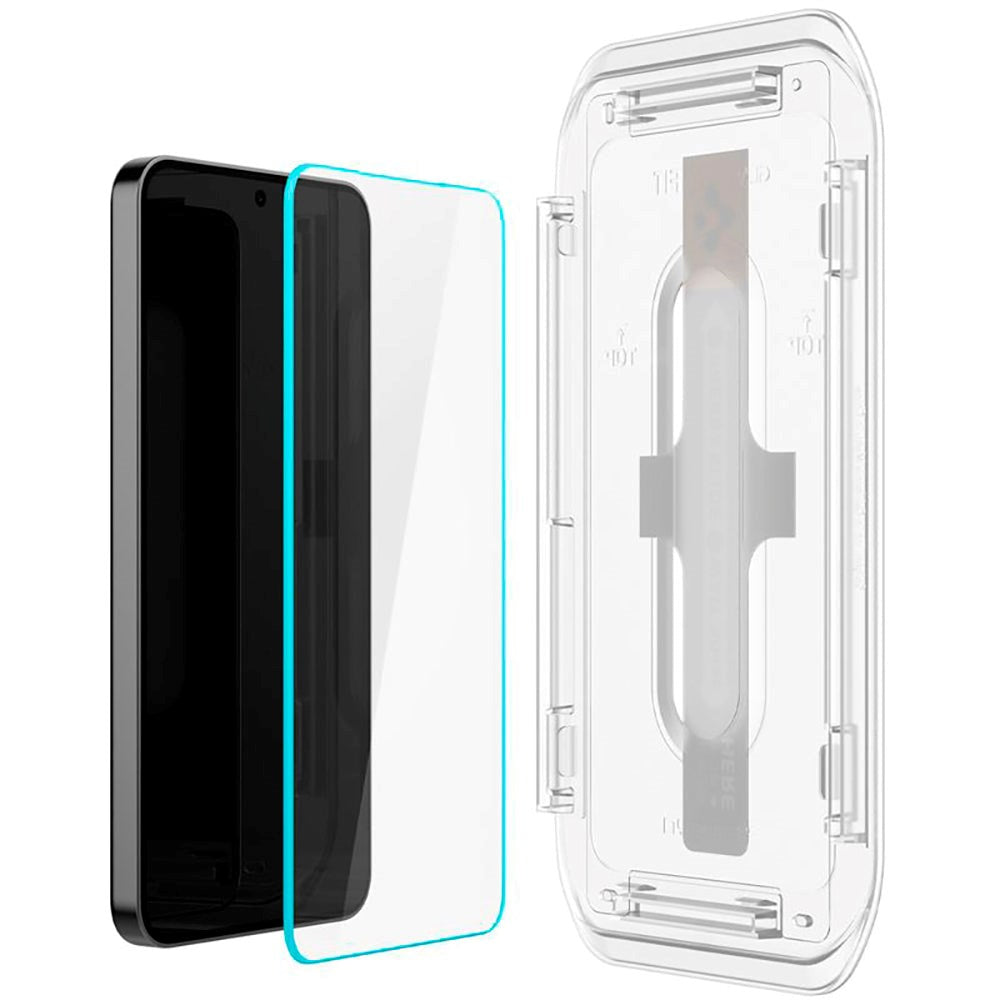 Samsung Galaxy S24 Spigen EZ Fit Glas.tR Skærmbeskyttelse - 2 stk. - Case Friendly - Gennemsigtig
