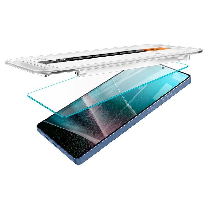 Samsung Galaxy S25 Ultra Spigen EZ Fit Glas.tR Skærmbeskyttelse - 2 stk. - Case Friendly - Gennemsigtig