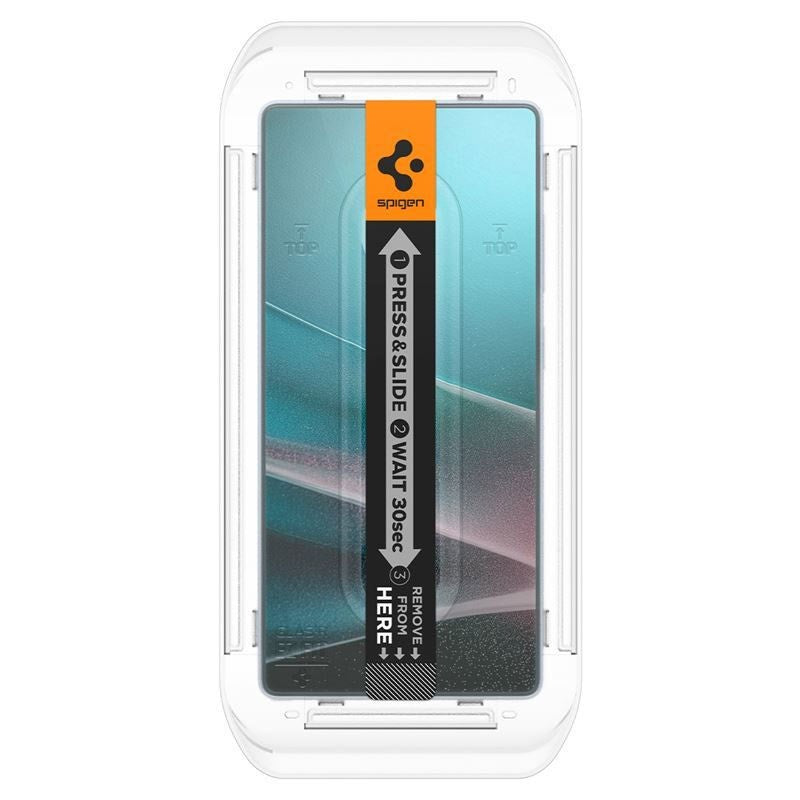 Samsung Galaxy S25 Ultra Spigen Glass tR EZ Fit HD Skærmbeskyttelsesglas - Privacy - 2 stk - Gennemsigtig