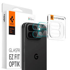 Google Pixel 10 Pro Fold Spigen Glass tR EZ Fit Optik Kameralinsebeskyttelsesglas - 2 stk - Gennemsigtig