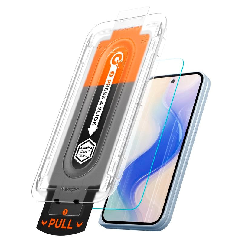 Google Pixel 10 Pro Fold Spigen Glass tR EZ Fit Pro Skærmbeskyttelsesglas - 2 stk - Gennemsigtig