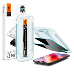 iPhone Air Spigen Glass tR EZ Fit Skærmbeskyttelsesglas - Privacy Funktion - 2 stk - Gennemsigtig