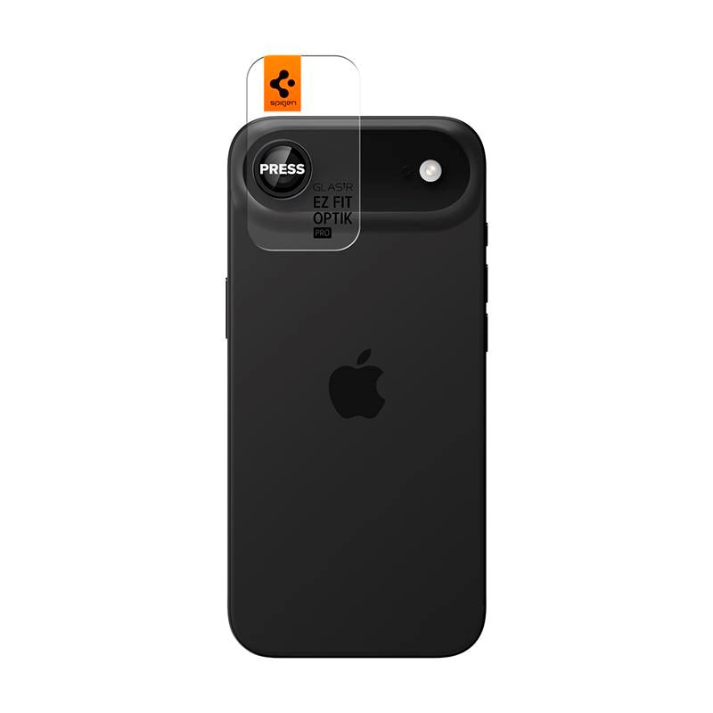 iPhone Air Spigen Glass tR EZ Fit Optik Pro Kameralinsebeskyttelsesglas - 2 stk - Sort