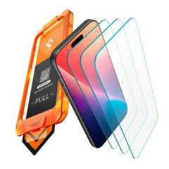 iPhone 17 Pro Spigen Skærmbeskyttelse m. AlignMaster - 3 stk. - Gennemsigtig