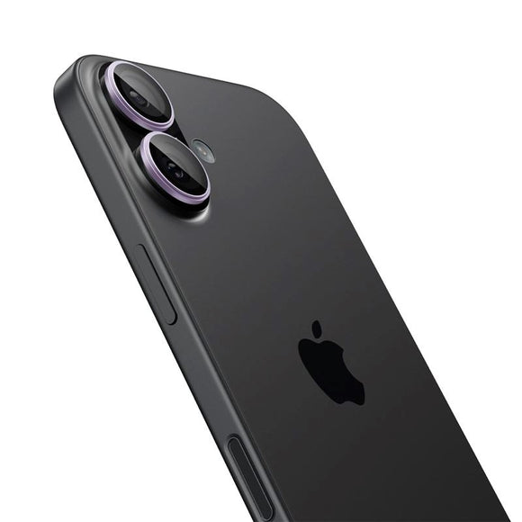 iPhone 17 Spigen Glass tR EZ Fit Optik Pro Kameralinsebeskyttelsesglas - 2 stk - Lilla
