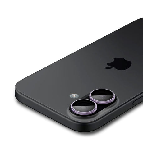iPhone 17 Spigen Glass tR EZ Fit Optik Pro Kameralinsebeskyttelsesglas - 2 stk - Lilla