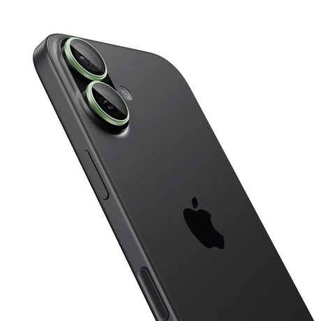 iPhone 17 Spigen Glass tR EZ Fit Optik Pro Kameralinsebeskyttelsesglas - 2 stk - Grøn