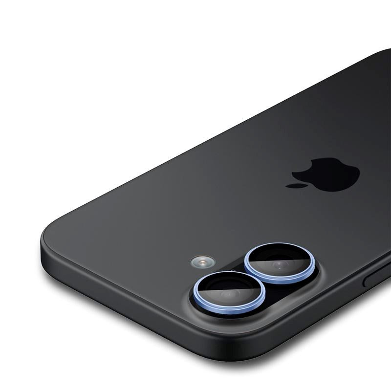 iPhone 17 Spigen Glass tR EZ Fit Optik Pro Kameralinsebeskyttelsesglas - 2 stk - Blå