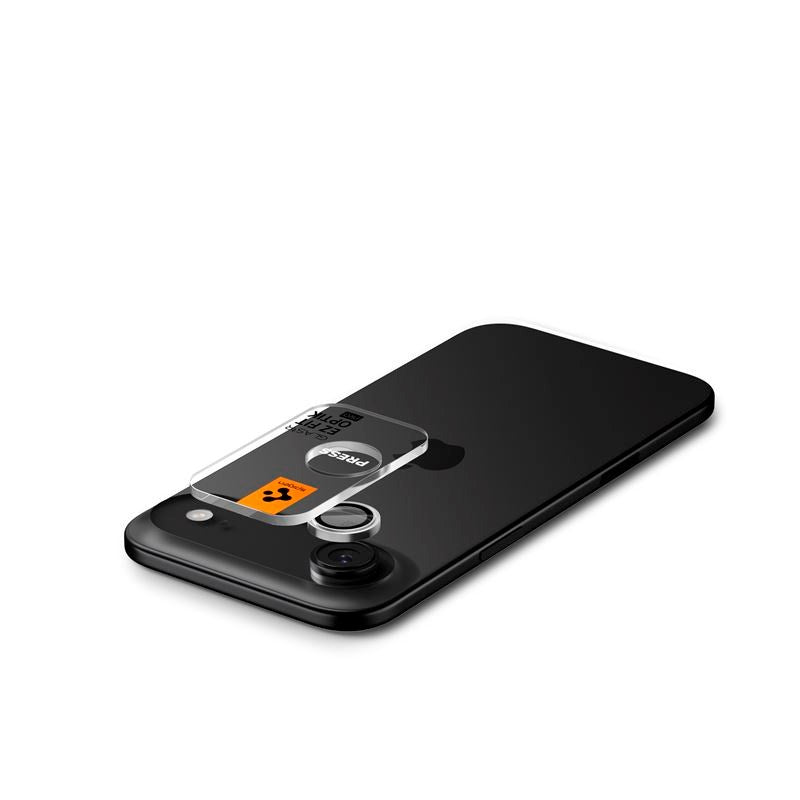 iPhone Air Spigen Glass tR EZ Fit Optik Pro Kameralinsebeskyttelsesglas - 2 stk - Sølv