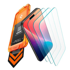 iPhone 17 Spigen Skærmbeskyttelse m. AlignMaster - 3 stk. - Gennemsigtig