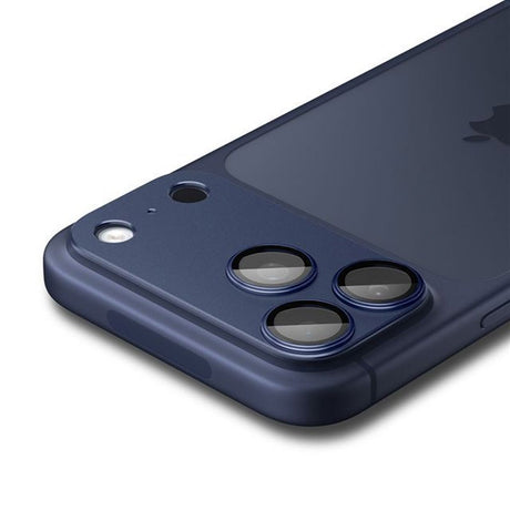 iPhone 17 Pro Spigen Glass tR EZ Fit Optik Pro XL Kamerabeskyttelse - Blå
