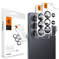 Samsung Galaxy S26 Ultra Spigen Glass tR EZ Fit Optik Pro Kameralinsebeskyttelsesglas - 2 stk - Sort