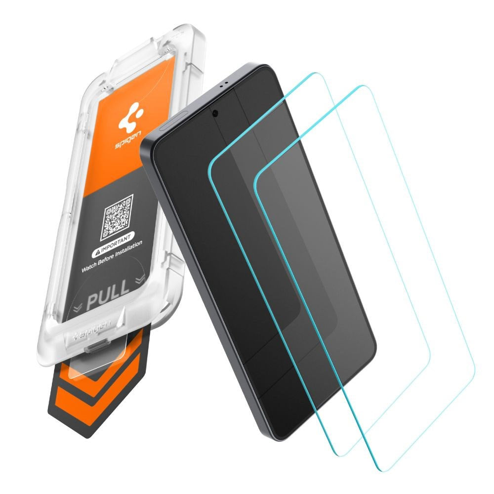 Samsung Galaxy S26+ (Plus) Spigen Glass tR EZ Fit Pro HD Skærmbeskyttelsesglas - 2 stk - Gennemsigtig
