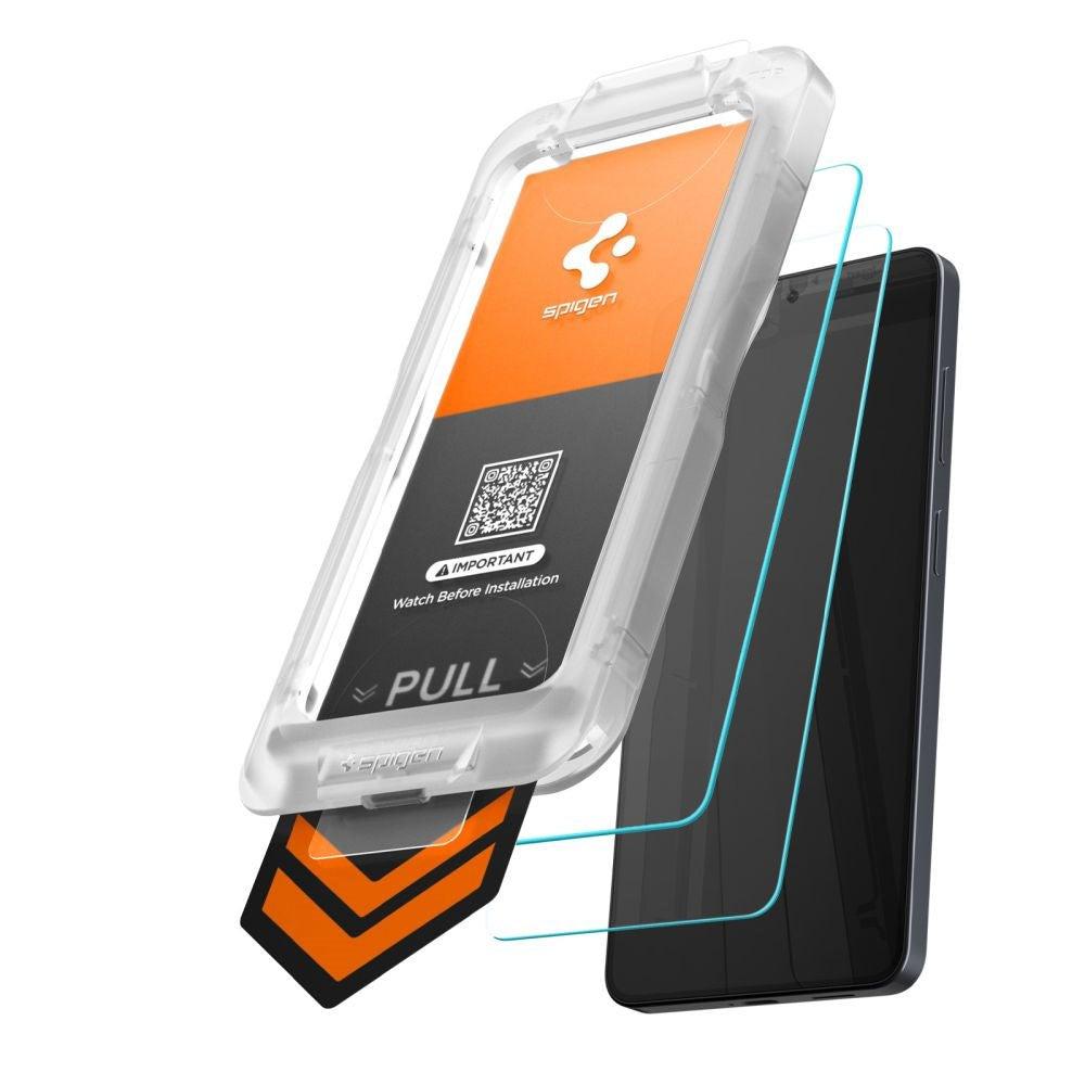 Samsung Galaxy S26+ (Plus) Spigen Glass tR EZ Fit Pro HD Skærmbeskyttelsesglas - 2 stk - Gennemsigtig