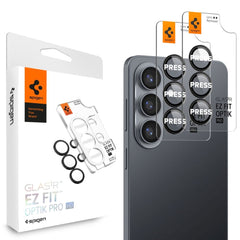 Samsung Galaxy S26+ (Plus) Spigen Glass tR EZ Fit Optik Pro Kameralinsebeskyttelsesglas - 2 stk - Sort
