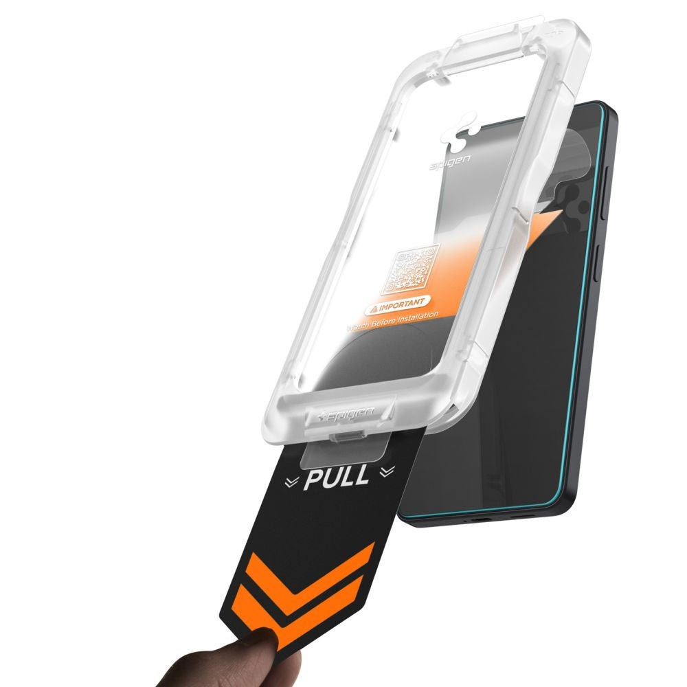 Samsung Galaxy S26 Spigen Glass tR EZ Fit Pro HD Skærmbeskyttelsesglas - 2 stk - Gennemsigtig