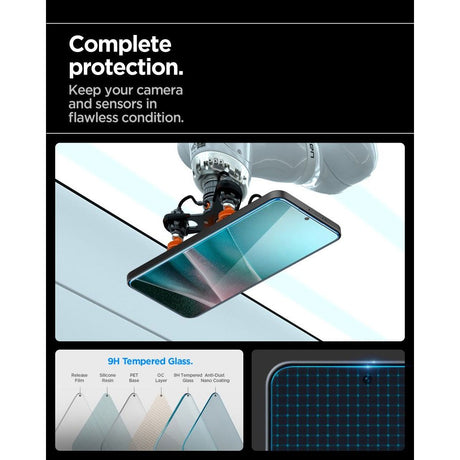 Samsung Galaxy A37/A36 (5G) Spigen EZ Fit Glass tR Skærmbeskyttelse - Case Friendly - Gennemsigtig