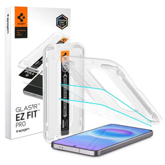 Samsung Galaxy A57 Spigen EZ Fit Glas tR Skærmbeskyttelse - 2 stk - Case Friendly - Gennemsigtig