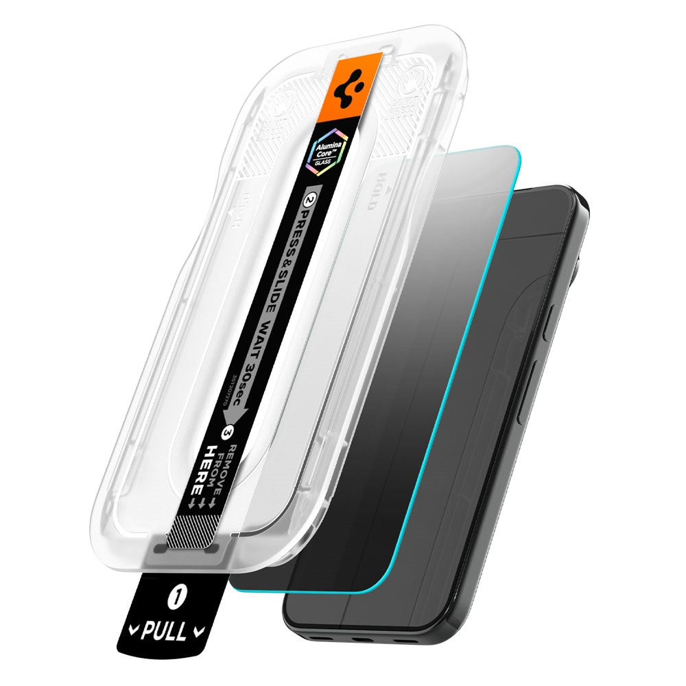 Google Pixel 11 Pro XL / 10 Pro XL / 9 Pro XL Spigen Glass tR EZ Fit Pro Privacy Beskyttelsesglas - 2 stk - Gennemsigtig