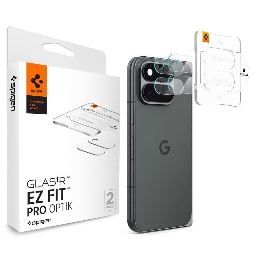 Google Pixel 11 Pro Fold Spigen Glass tR EZ Fit Optik Pro Kameralinsebeskyttelse - 2 stk.