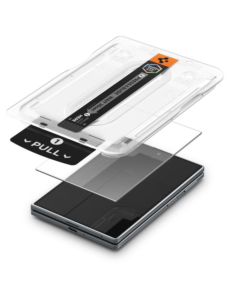 Samsung Galaxy Z Fold8 Spigen Glass tR EZ Fit Pro HD Skærmbeskyttelsesglas - 2 stk - Gennemsigtig