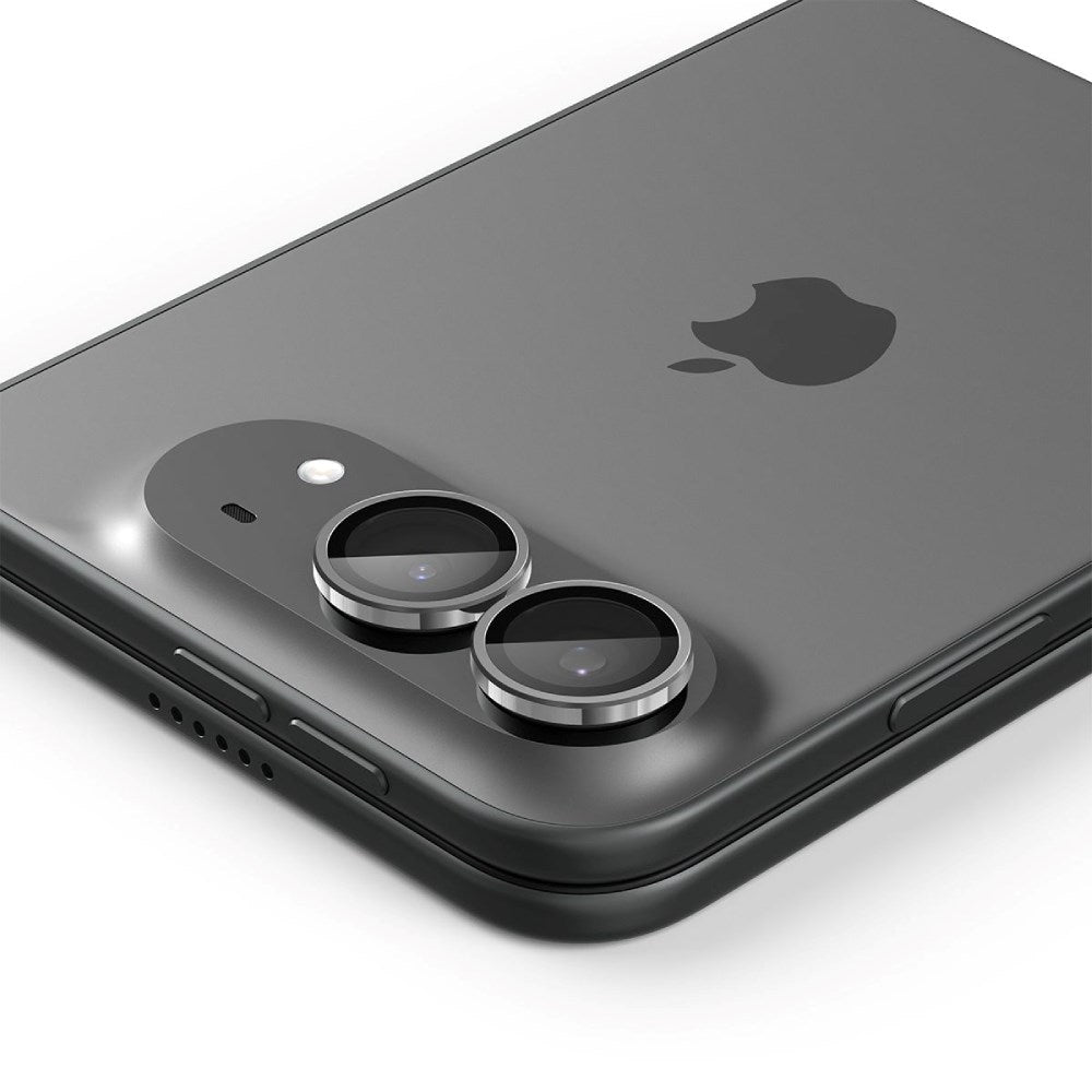 iPhone Duo Spigen Glass tR EZ Fit Optik Pro Kameralinsebeskyttelse - 2 stk - Hvid