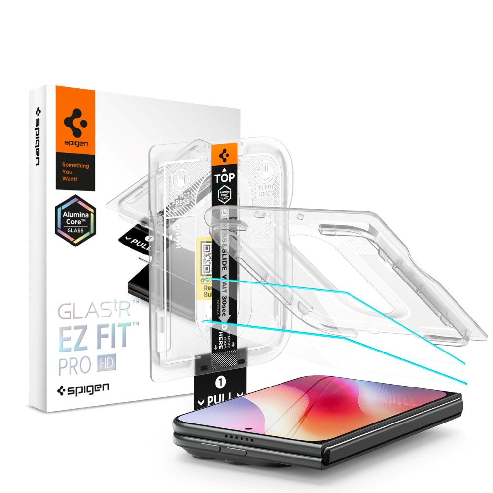 iPhone Duo Spigen Glass tR EZ Fit Pro HD Beskyttelsesglas - 2 stk - Gennemsigtig