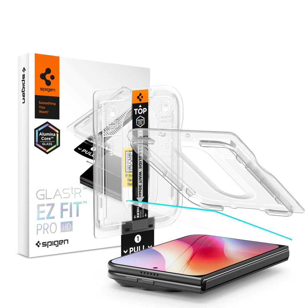 iPhone Duo Spigen Glass tR EZ Fit Pro HD Beskyttelsesglas - Gennemsigtig