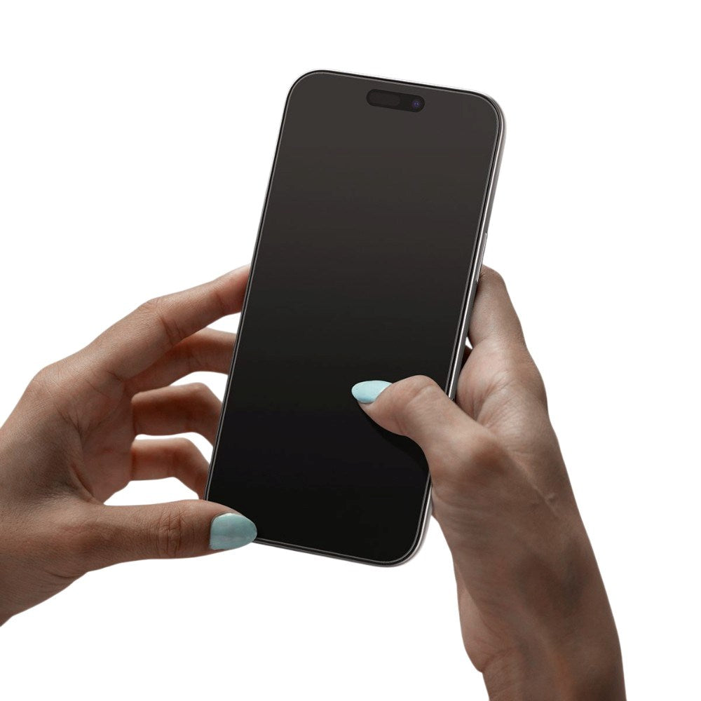 iPhone 18 Pro Max / 17 Pro Max Spigen Glass tR EZ Fit Pro HD Privacy Beskyttelsesglas - 2 stk - Gennemsigtig