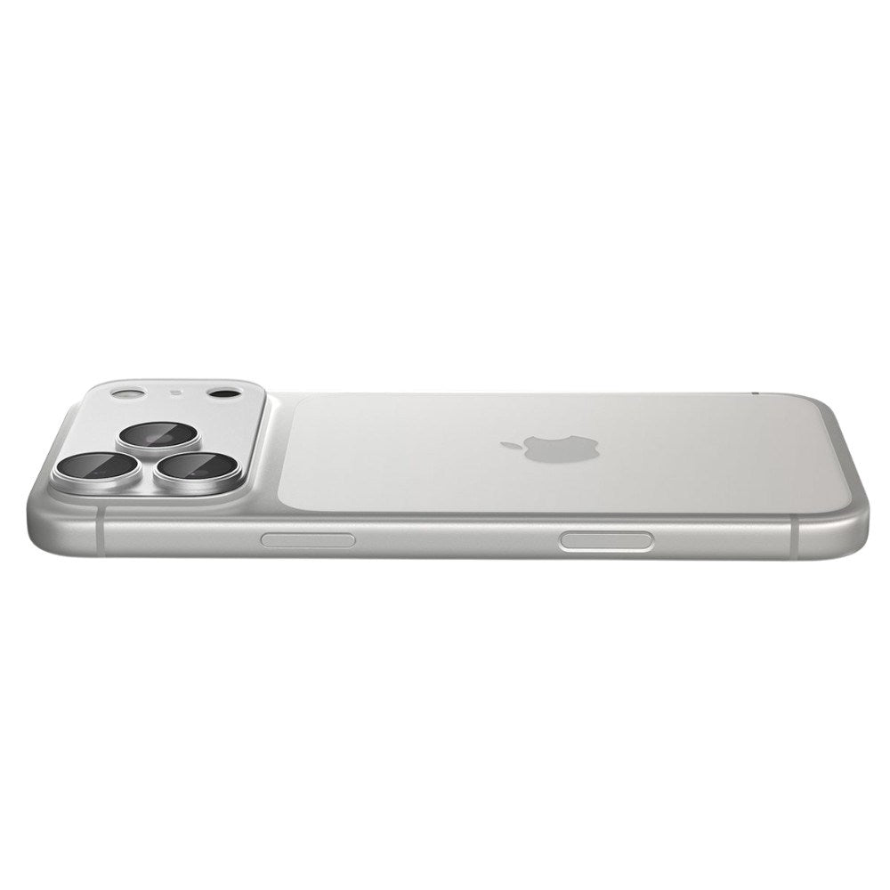 iPhone 18 Pro / 17 Pro Spigen Glass tR EZ Fit Optik Pro XL Kameralinsebeskyttelse - Sølv