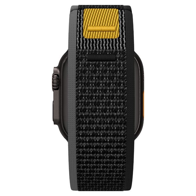 Apple Watch (44/SE/45/46/49mm) Spigen Athlex Air Active Nylon Rem - Sort